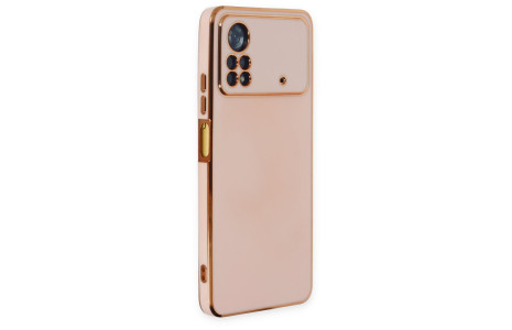 Newface Xiaomi Poco X4 Pro 5G Kılıf Volet Silikon - Pembe