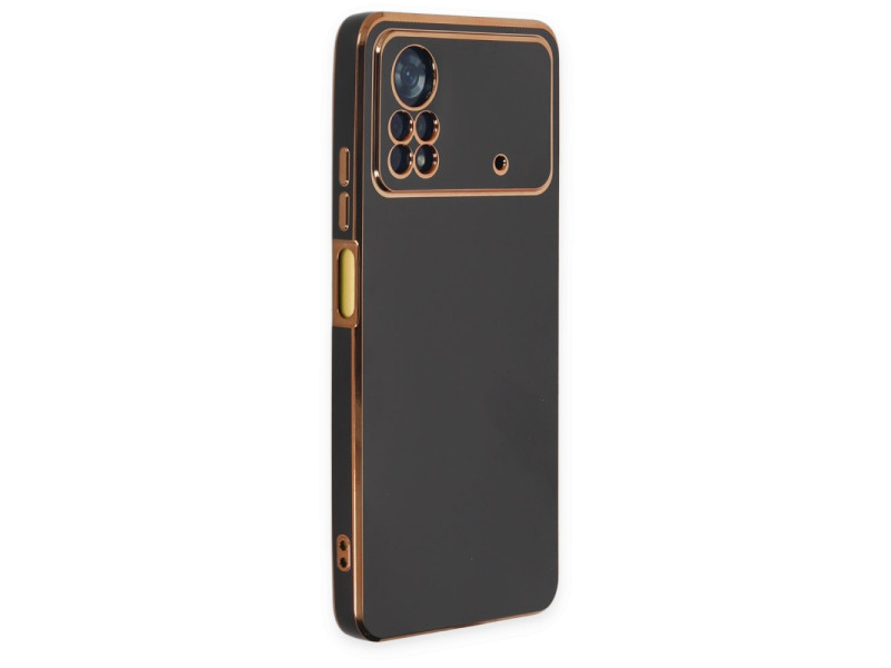 Newface Xiaomi Poco X4 Pro 5G Kılıf Volet Silikon - Siyah