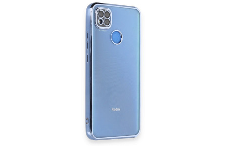 Newface Xiaomi Redmi 9C Kılıf Razer Lensli Silikon - Açık Mavi