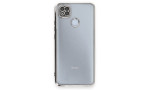 Newface Xiaomi Redmi 9C Kılıf Razer Lensli Silikon - Gümüş
