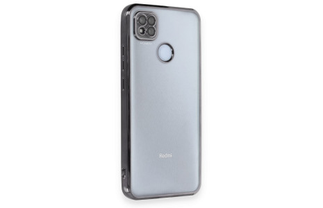 Newface Xiaomi Redmi 9C Kılıf Razer Lensli Silikon - Siyah