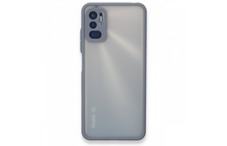 Newface Xiaomi Redmi Note 11 SE Kılıf Montreal Silikon Kapak - Gri