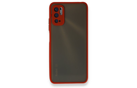Newface Xiaomi Redmi Note 11 SE Kılıf Montreal Silikon Kapak - Kırmızı