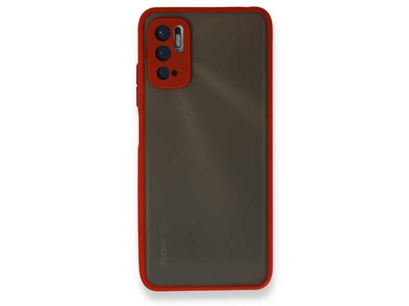 Newface Xiaomi Redmi Note 11 SE Kılıf Montreal Silikon Kapak - Kırmızı