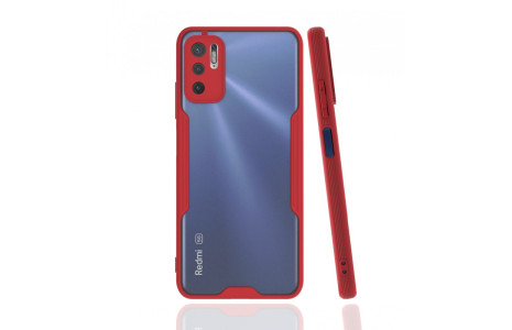 Newface Xiaomi Redmi Note 11 SE Kılıf Platin Silikon - Kırmızı