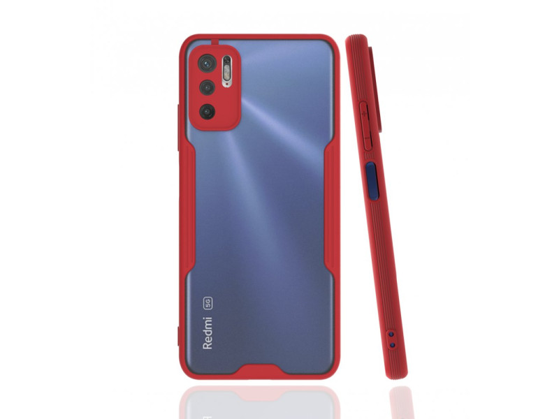 Newface Xiaomi Redmi Note 11 SE Kılıf Platin Silikon - Kırmızı