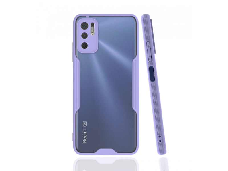 Newface Xiaomi Redmi Note 11 SE Kılıf Platin Silikon - Lila