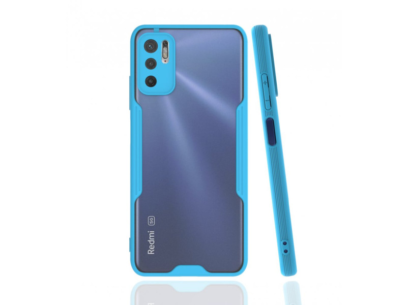 Newface Xiaomi Redmi Note 11 SE Kılıf Platin Silikon - Mavi