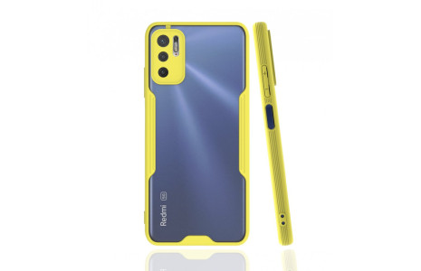 Newface Xiaomi Redmi Note 11 SE Kılıf Platin Silikon - Sarı