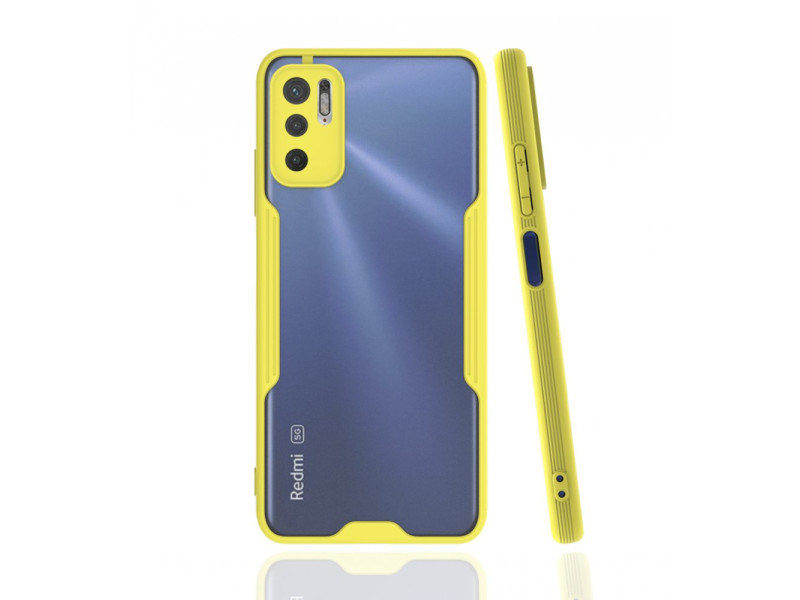 Newface Xiaomi Redmi Note 11 SE Kılıf Platin Silikon - Sarı