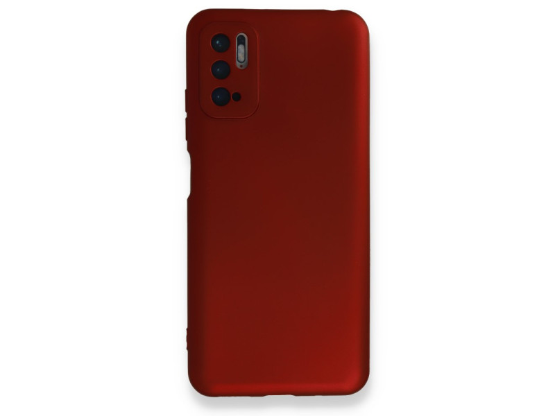 Newface Xiaomi Redmi Note 11 SE Kılıf First Silikon - Bordo
