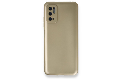 Newface Xiaomi Redmi Note 11 SE Kılıf First Silikon - Gold
