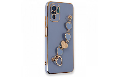 Newface Xiaomi Poco M5s Kılıf Esila Silikon - Gri