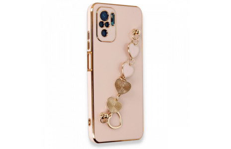 Newface Xiaomi Poco M5s Kılıf Esila Silikon - Pudra