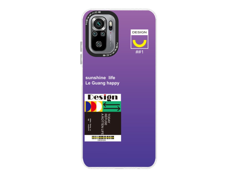 Newface Xiaomi Redmi Note 10 Kılıf Estoril Desenli Kapak - Estoril - 4