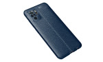 Newface Xiaomi Poco M5s Kılıf Focus Derili Silikon - Lacivert