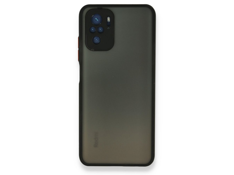 Newface Xiaomi Poco M5s Kılıf Montreal Silikon Kapak - Siyah