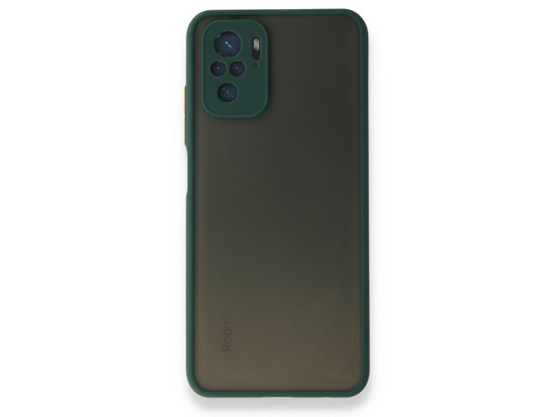 Newface Xiaomi Poco M5s Kılıf Montreal Silikon Kapak - Yeşil