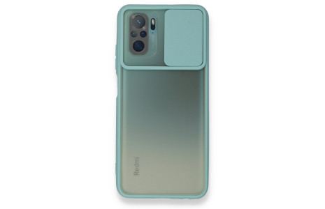 Newface Xiaomi Poco M5s Kılıf Palm Buzlu Kamera Sürgülü Silikon - Turkuaz