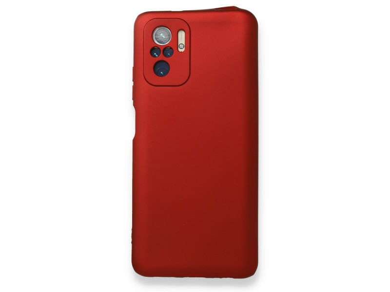 Newface Xiaomi Poco M5s Kılıf First Silikon - Bordo