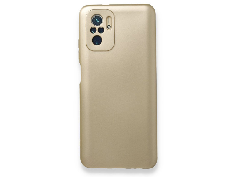 Newface Xiaomi Poco M5s Kılıf First Silikon - Gold