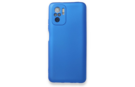 Newface Xiaomi Poco M5s Kılıf First Silikon - Mavi