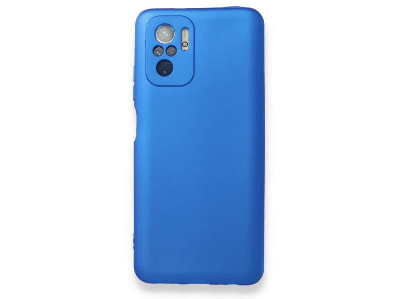 Newface Xiaomi Poco M5s Kılıf First Silikon - Mavi