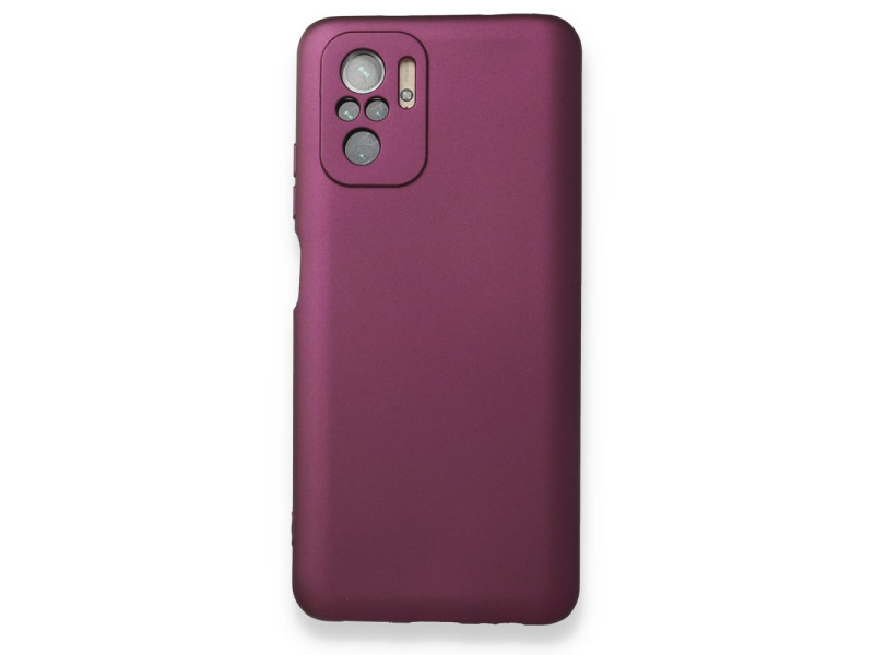 Newface Xiaomi Poco M5s Kılıf First Silikon - Mürdüm