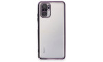 Newface Xiaomi Redmi Note 10 Kılıf Razer Lensli Silikon - Mor