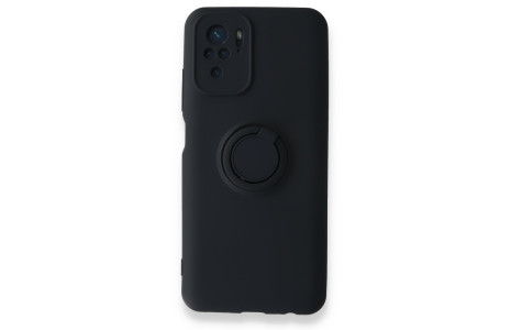 Newface Xiaomi Poco M5s Kılıf Viktor Yüzüklü Silikon - Lacivert