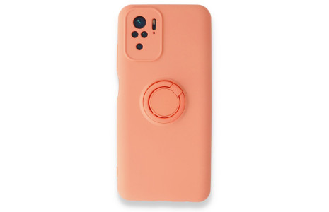 Newface Xiaomi Poco M5s Kılıf Viktor Yüzüklü Silikon - Pudra