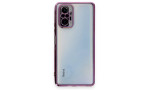 Newface Xiaomi Redmi Note 10 Pro Kılıf Razer Lensli Silikon - Mor
