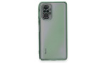 Newface Xiaomi Redmi Note 10 Pro Kılıf Razer Lensli Silikon - Yeşil