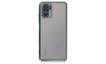 Newface Xiaomi Redmi Note 10S Kılıf Razer Lensli Silikon - Yeşil