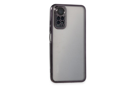 Newface Xiaomi Redmi Note 11 4G Kılıf Razer Lensli Silikon - Mor