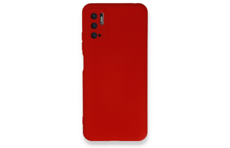 Newface Xiaomi Redmi Note 11 SE Kılıf Nano içi Kadife Silikon - Kırmızı