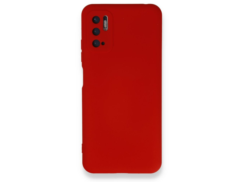 Newface Xiaomi Redmi Note 11 SE Kılıf Nano içi Kadife Silikon - Kırmızı
