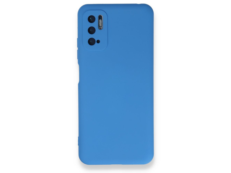 Newface Xiaomi Redmi Note 11 SE Kılıf Nano içi Kadife Silikon - Mavi