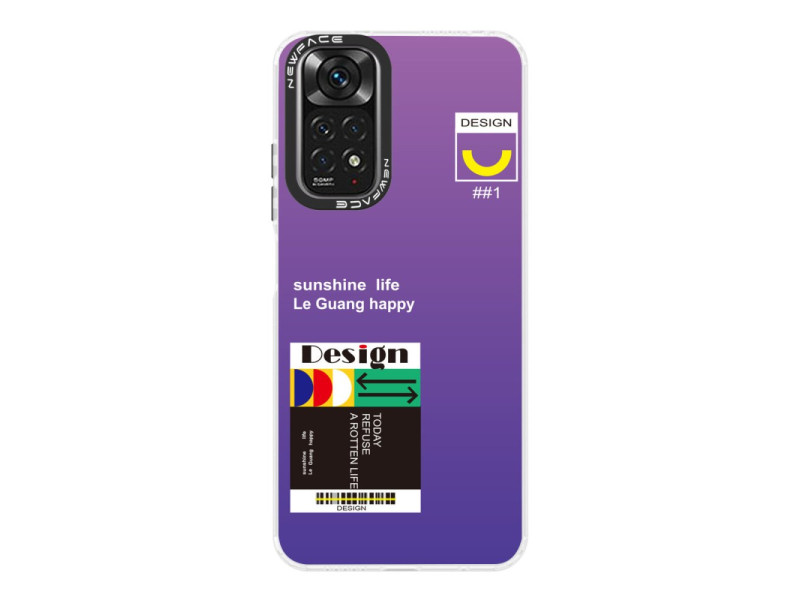 Newface Xiaomi Redmi Note 11S Kılıf Estoril Desenli Kapak - Estoril - 4