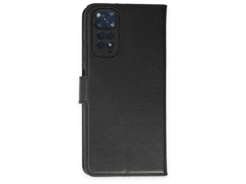 Newface Xiaomi Redmi Note 11S Kılıf Trend S Plus Kapaklı Kılıf - Siyah