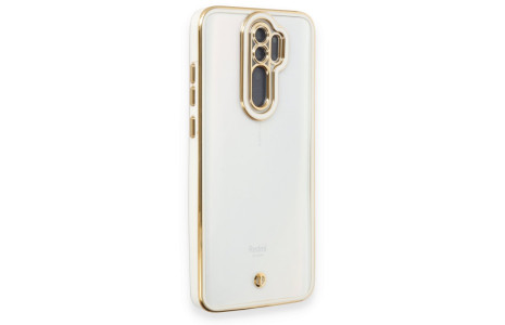 Newface Xiaomi Redmi Note 8 Pro Kılıf Liva Lens Silikon - Beyaz