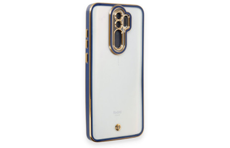 Newface Xiaomi Redmi Note 8 Pro Kılıf Liva Lens Silikon - Mavi