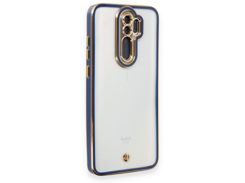 Newface Xiaomi Redmi Note 8 Pro Kılıf Liva Lens Silikon - Mavi