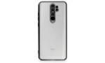 Newface Xiaomi Redmi Note 8 Pro Kılıf Razer Lensli Silikon - Siyah
