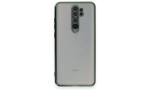 Newface Xiaomi Redmi Note 8 Pro Kılıf Razer Lensli Silikon - Yeşil