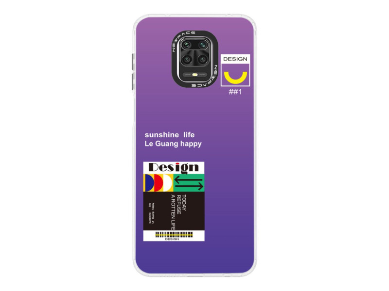 Newface Xiaomi Redmi Note 9 Pro Kılıf Estoril Desenli Kapak - Estoril - 4