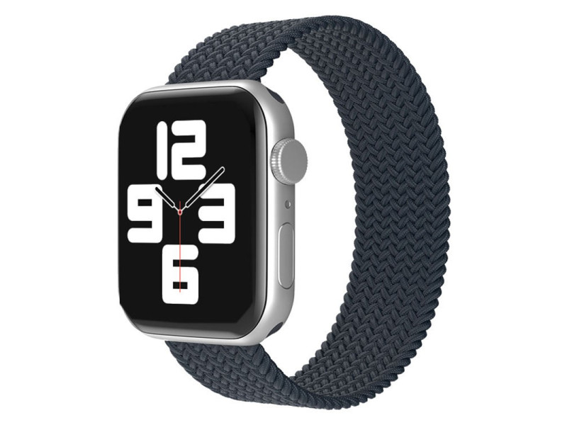 Newface Apple Watch 40mm Ayarlı Solo Silikon Kordon - Füme