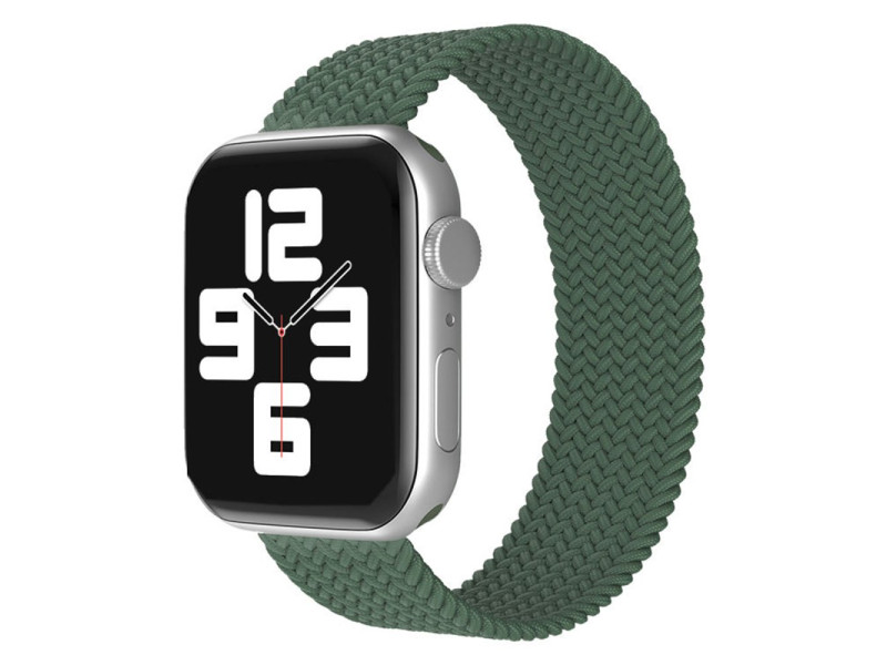Newface Apple Watch 40mm Ayarlı Solo Silikon Kordon - Haki Yeşil