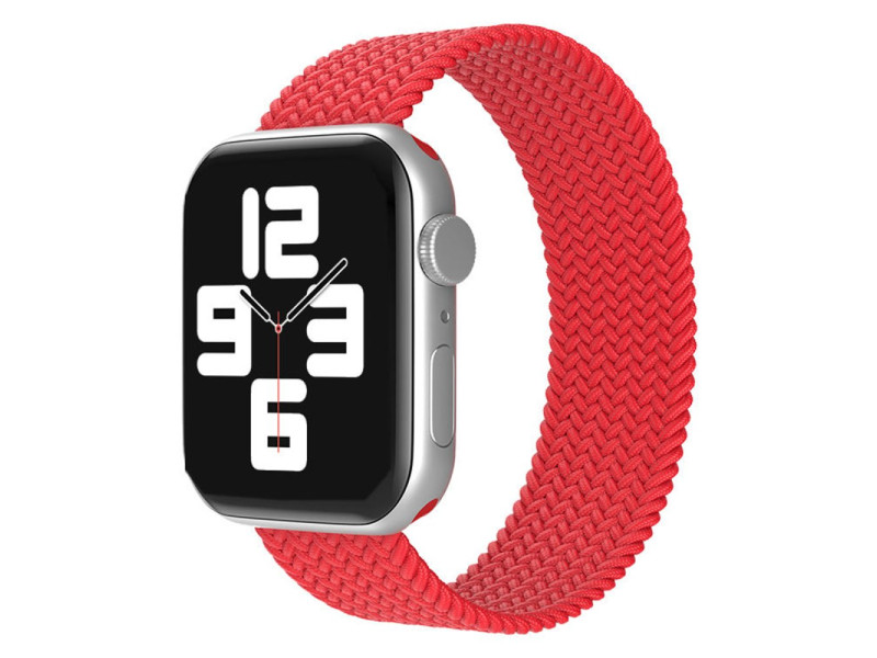 Newface Apple Watch 40mm Ayarlı Solo Silikon Kordon - Kırmızı