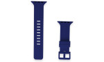 Newface Apple Watch 40mm KR408 Çizgili Silikon Kordon - Lacivert